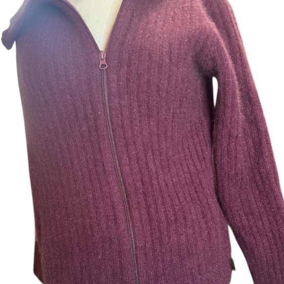 Women's Koru Burgundy Sweater - Picture 8 of 8